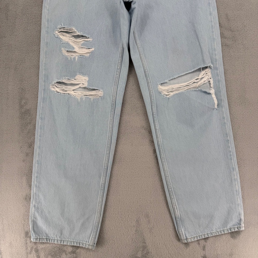 Levis Silver Tab 94 Baggy Light Wash Distressed Denim‎ Jeans Women's Size 28 - Picture 5 of 16